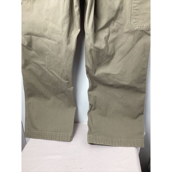 Duluth Trading Co Men's 42x30 Flex Fire Hose Carpenter Pants Tan - Picture 8 of 11
